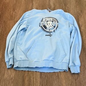 Puma Men's Sky Blue Crewneck Sweater